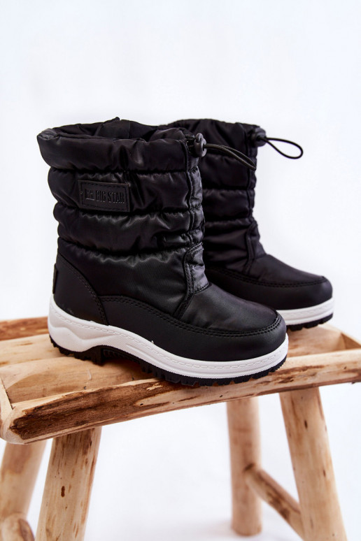 Vaikiški sniego batai su užtrauktukais Big Star KK374235 Juodos spalvos Vaikiški sniego batai su užtrauktukais Big Star KK374235 Juodos spalvos