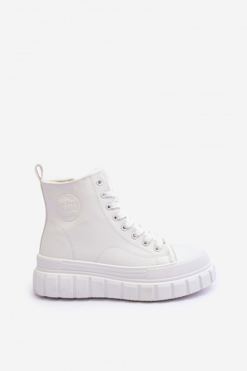 pašiltinti   laisvalaikio batai  Big Star MM274624 baltos spalvos 2