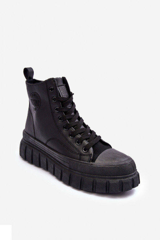 pašiltinti   laisvalaikio batai  Big Star MM274625 Juodos spalvos pašiltinti   laisvalaikio batai  Big Star MM274625 Juodos spalvos