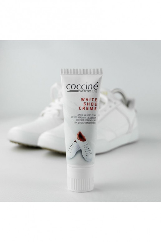 COCCINE WHITE SHOE CREAM maitinantis batų priežiūros kremas 75ML