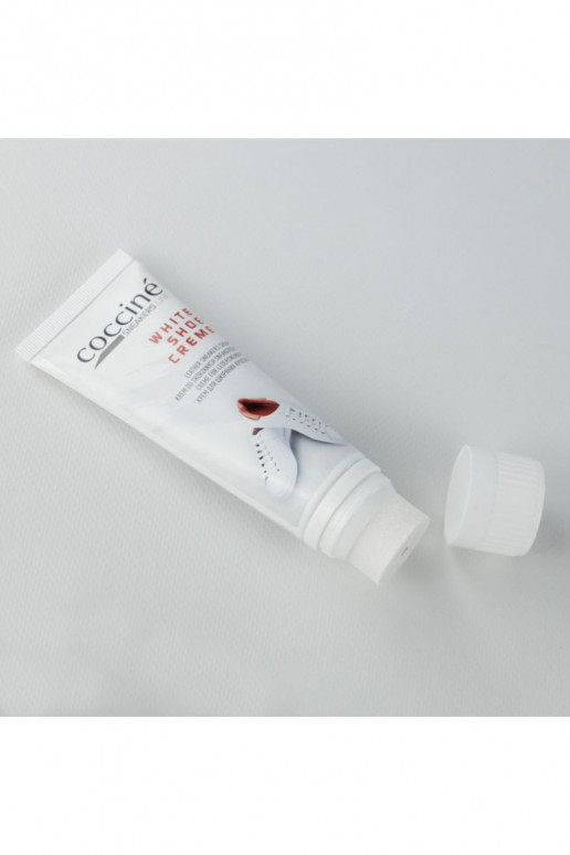 COCCINE WHITE SHOE CREAM maitinantis batų priežiūros kremas 75ML