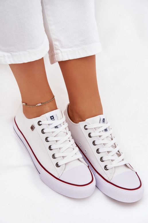 Žemi laisvalaikio bateliai Big Star DD274A232 baltos spalvos