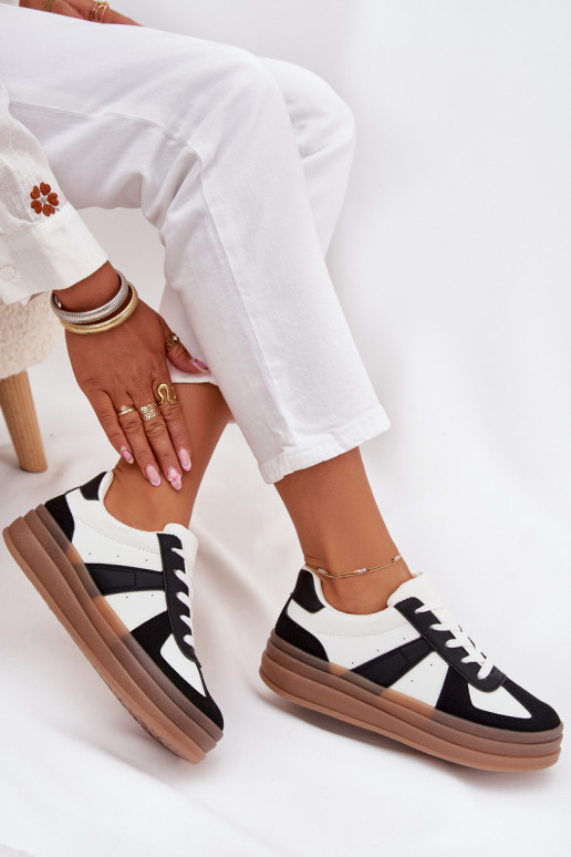 Sneakesy  su platforma Baltos-Juodos spalvos Sivirae