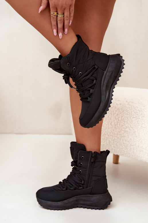 sniego batai   Big Star SS274059 Juodos spalvos sniego batai   Big Star SS274059 Juodos spalvos