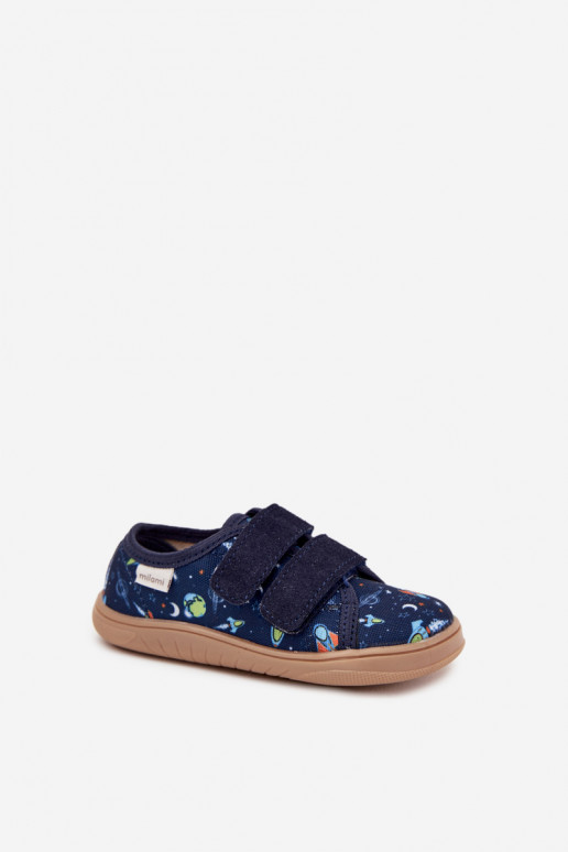 Šlepetės Barefoot berniukų Kosmos Milami tamsiai mėlynos spalvos Saphira Šlepetės Barefoot berniukų Kosmos Milami tamsiai mėlynos spalvos Saphira