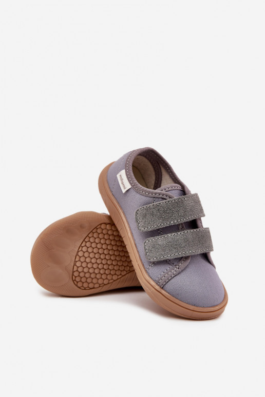 Šlepetės Barefoot berniukų  Milami pilkos spalvos Saphira Šlepetės Barefoot berniukų  Milami pilkos spalvos Saphira
