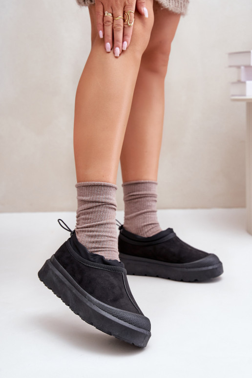 sniego batai  su platforma  Juodos spalvos Izamine