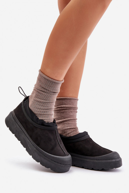 sniego batai  su platforma  Juodos spalvos Izamine