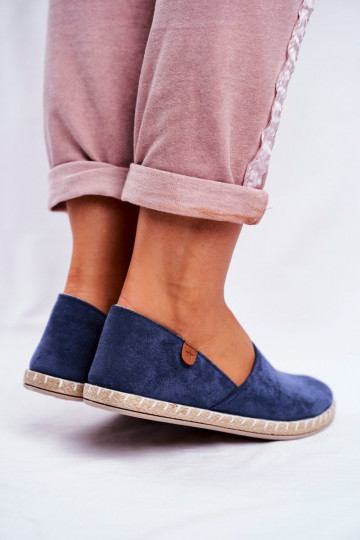 Espadrilės su veliūro medžiaga tamsiai mėlynos spalvos Vulcano 2