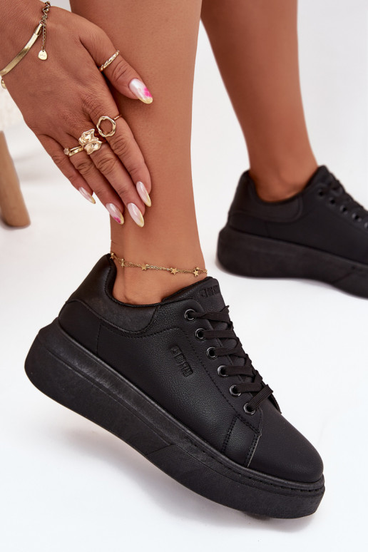  modelio batai  su platforma Big Star SS274244 Juodos spalvos