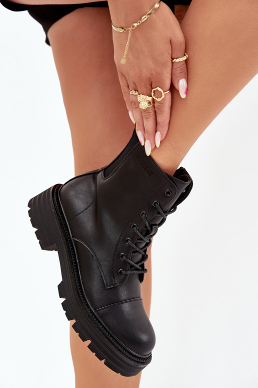 pašiltinti aulinukai  Big Star OO274140 Juodos spalvos