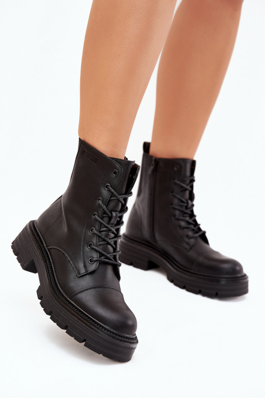 pašiltinti aulinukai  Big Star OO274140 Juodos spalvos