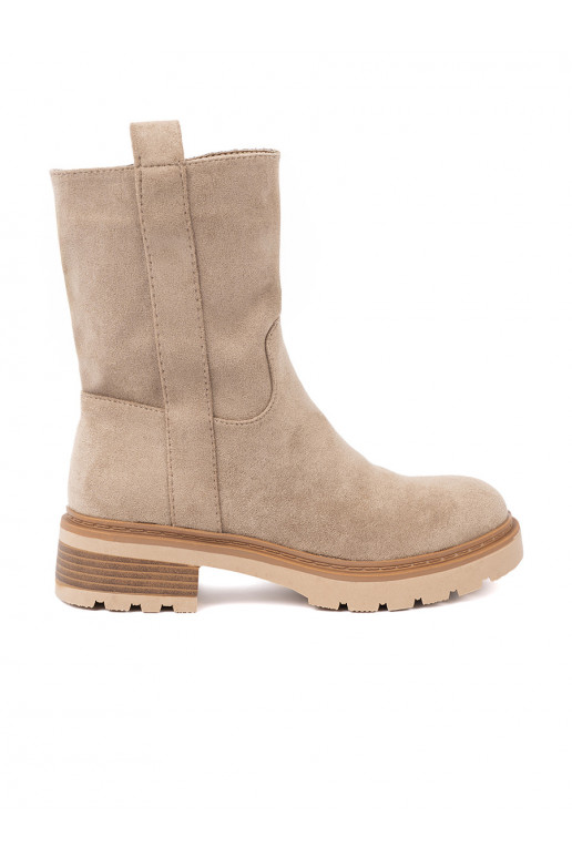 Minimalistyczne batai  z miękkiego zamszu Minimalistyczne batai  z miękkiego zamszu