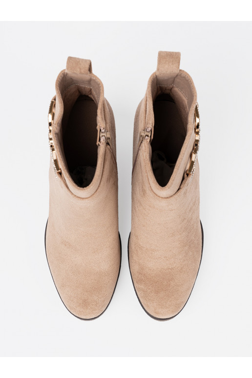 smėlio spalvos batai  