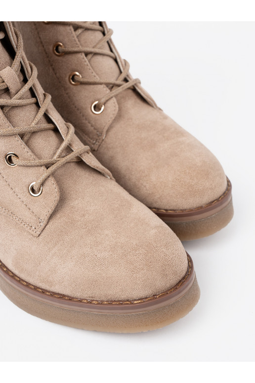   auliniai batai z okrągłym noskiem