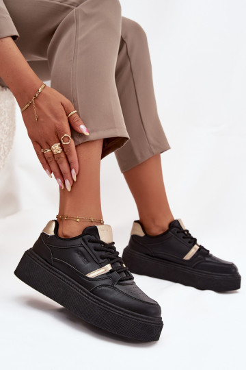 modelio batai su platforma Big Star SS274360 Juodos spalvos