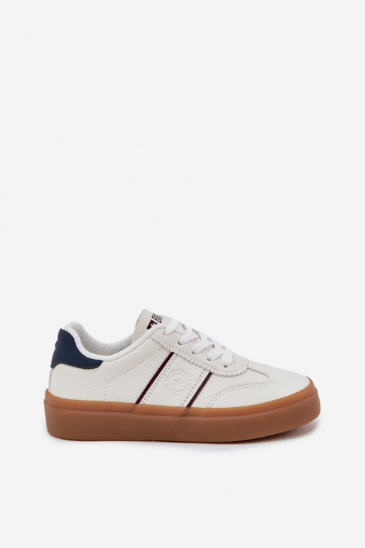 Vaikiški baltos spalvos sneakers stiliaus batai Big Star SS374024