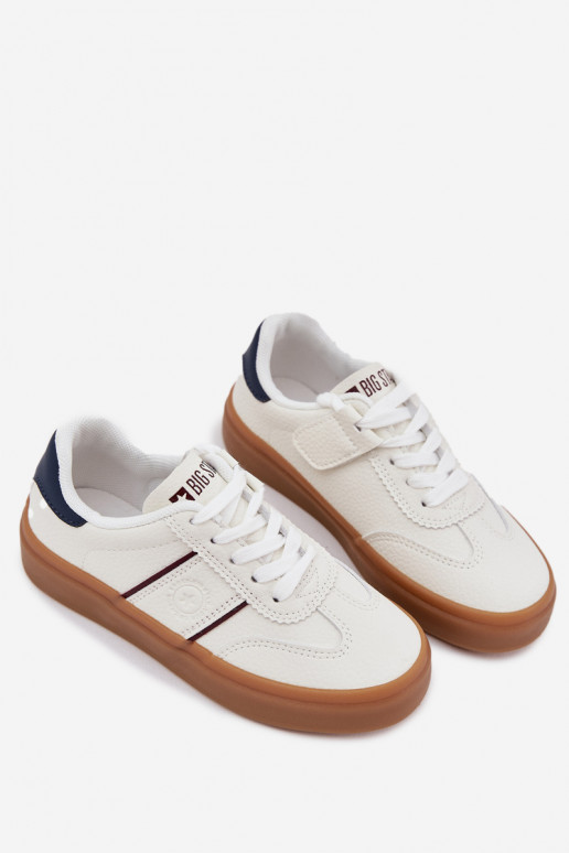 Vaikiški baltos spalvos sneakers stiliaus batai Big Star SS374024