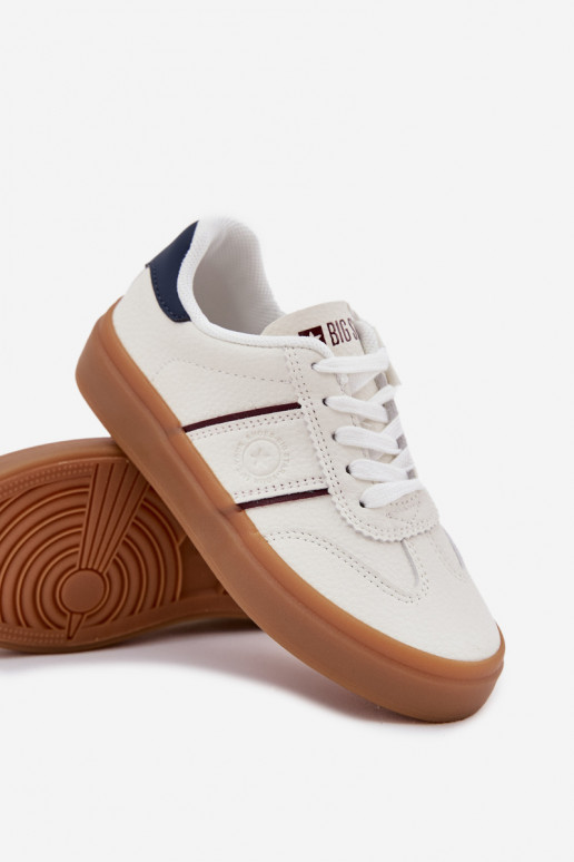 Vaikiški baltos spalvos sneakers stiliaus batai Big Star SS374024