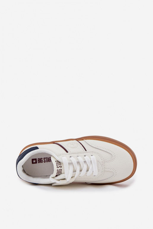 Vaikiški baltos spalvos sneakers stiliaus batai Big Star SS374024