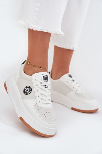 modelio batai  su platforma Big Star RR274572 HI-POLY SYSTEM baltos spalvos 2