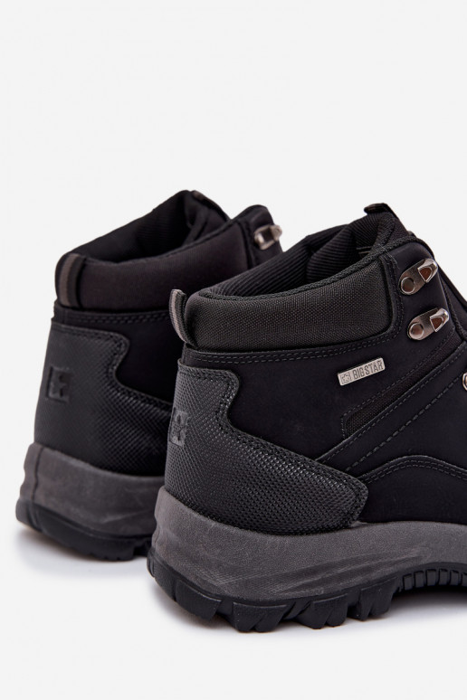 žygio batai  Big Star SS174048 Juodos spalvos žygio batai  Big Star SS174048 Juodos spalvos