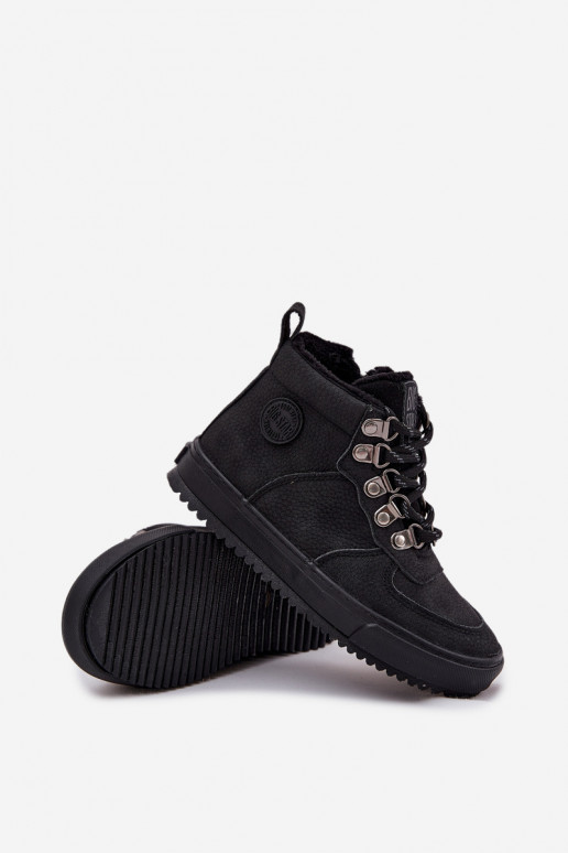 žygio batai batai Vaikiški pašiltinti Big Star SS374075 Juodos spalvos žygio batai batai Vaikiški pašiltinti Big Star SS374075 Juodos spalvos