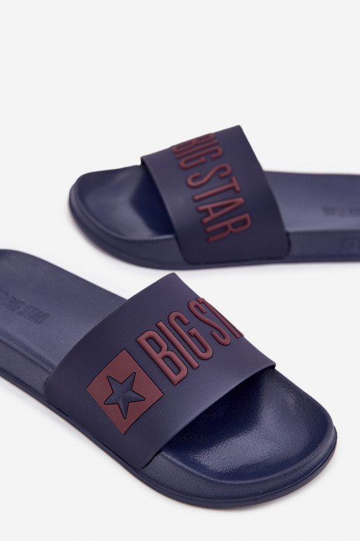 Šlepetės  Big Star SS174361 tamsiai mėlynos spalvos Šlepetės  Big Star SS174361 tamsiai mėlynos spalvos