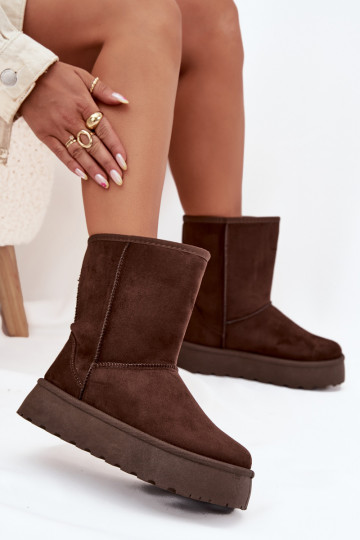 sniego batai su kailiuku Czekoladowe Abrams