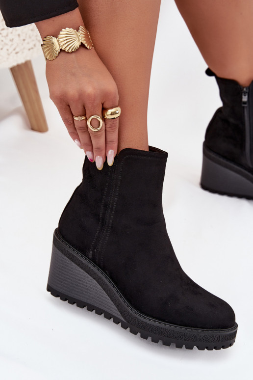 pašiltinti Aulinukai  Z iš eko zomšosu Juodos spalvos Mavona pašiltinti Aulinukai  Z iš eko zomšosu Juodos spalvos Mavona