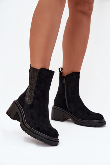 stilingi aulinukai  pašiltinti  Juodos spalvos Zoralia