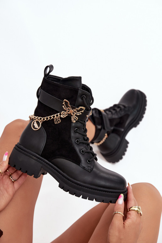 aulinukai  pašiltinti Ze aukso spalvosm su grandinėlėmis I Zawieszkami Juodos spalvos Ravine aulinukai  pašiltinti Ze aukso spalvosm su grandinėlėmis I Zawieszkami Juodos spalvos Ravine