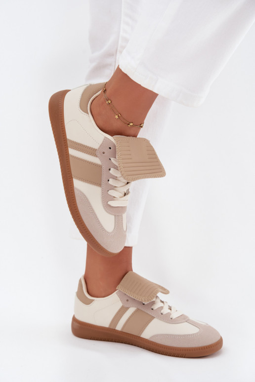   modelio batai  Z Wywiniętym Językiem smėlio spalvos Ardira