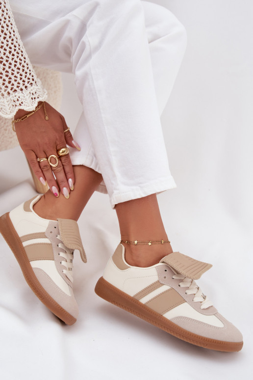   modelio batai  Z Wywiniętym Językiem smėlio spalvos Ardira