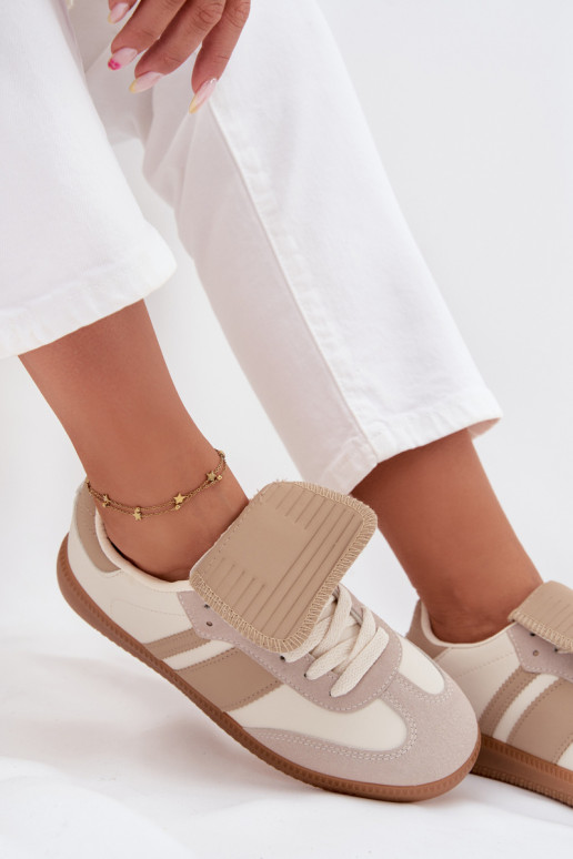   modelio batai  Z Wywiniętym Językiem smėlio spalvos Ardira