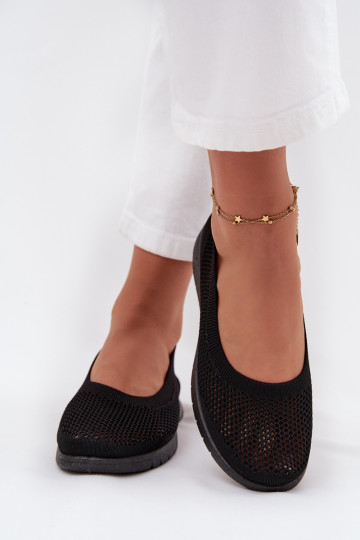 Balerinos Sportowym Stylu Juodos spalvos Virella