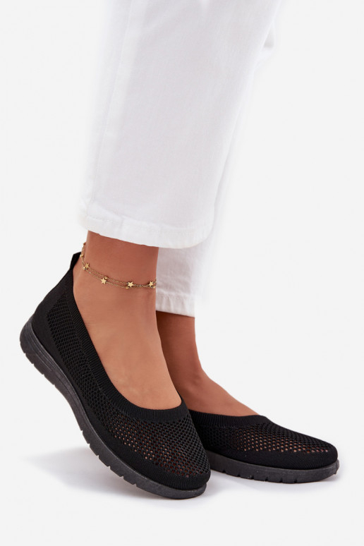  Balerinos Sportowym Stylu Juodos spalvos Virella