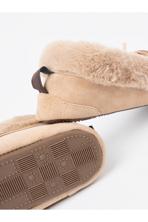 šilti  kapcie typu mokasinai su bantuku