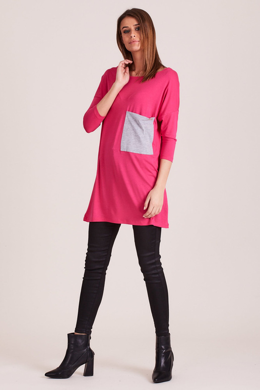 Tunika-PL-TU-4305.08-tamsiai rožinė Tunika-PL-TU-4305.08-tamsiai rožinė