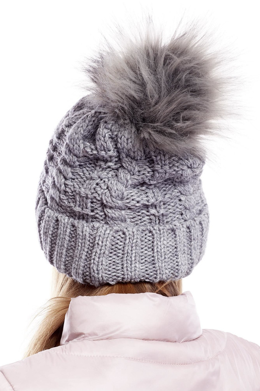 Kepurė -AT-CZ-1716501.36-tamsiai pilka