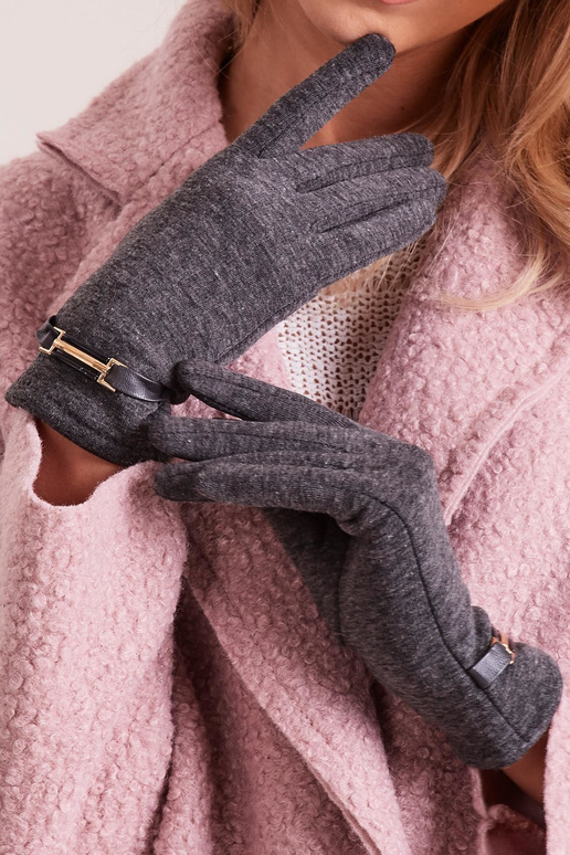 Tamsiai pilkos moteriškos pirštinės...