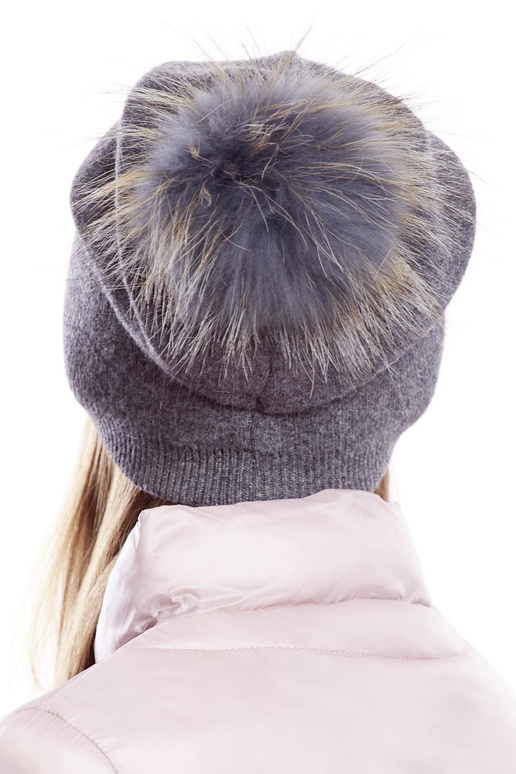 Kepurė AT-CZ-17285.40 – tamsiai pilka