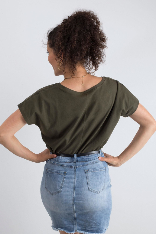 Chaki spalvos marškinėliai Emory