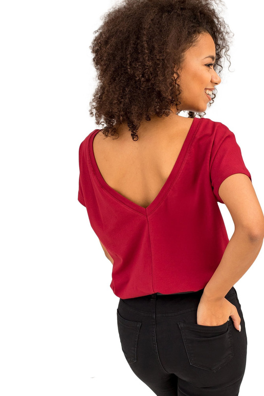 T-shirt-RV-TS-4662.86-bordowy