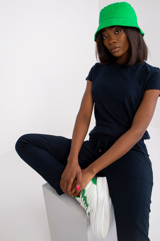 Tamsiai mėlyni Peachy marškinėliai Tamsiai mėlyni Peachy marškinėliai