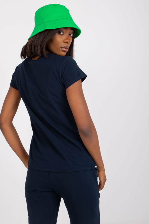 Tamsiai mėlyni Peachy marškinėliai Tamsiai mėlyni Peachy marškinėliai