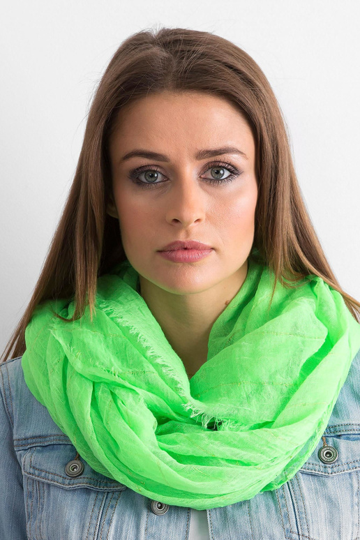 Fluo žaliaskarė su metaliniu siūlu