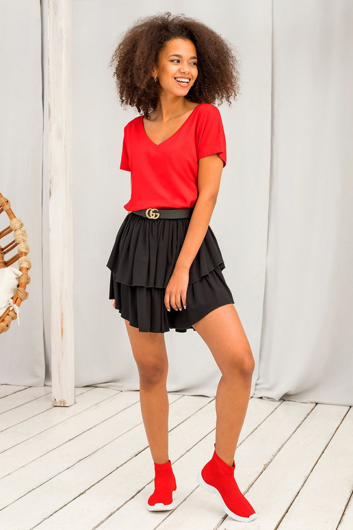 Emory raudoni marškinėliai Emory raudoni marškinėliai