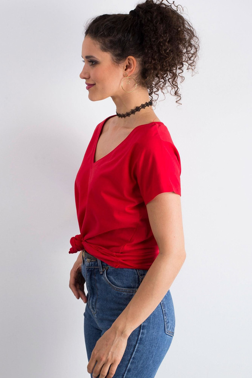 Emory raudoni marškinėliai Emory raudoni marškinėliai