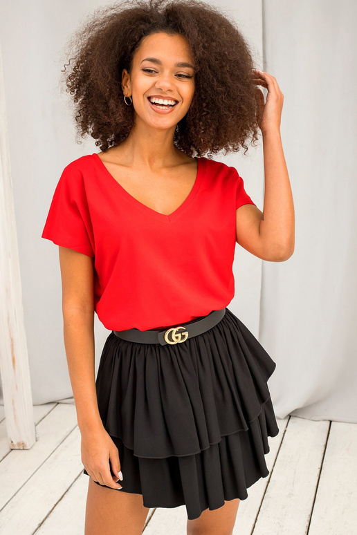 Emory raudoni marškinėliai Emory raudoni marškinėliai